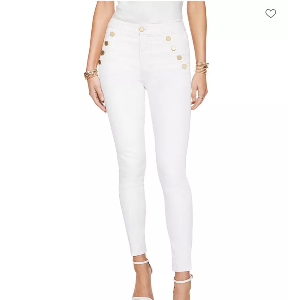 RAMY BROOK HELENA OFF WHITE SKINNY JEANS